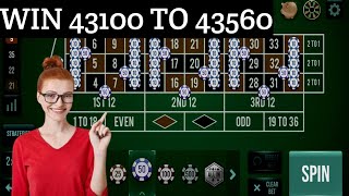 Win $43100 To $43560 By ThIs Roulette Strategy