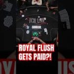 No Way ROYAL FLUSH Gets PAID! 💰🔥 #shorts #poker