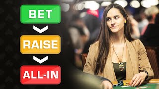 Is This EVER A BLUFF Against Ashley Sleeth?! [Poker Tournament STRATEGY]