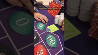 How to spot a triple zero roulette table #roulette #casino