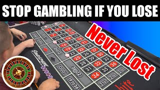 If you lose at this Roulette System Quit Gambling