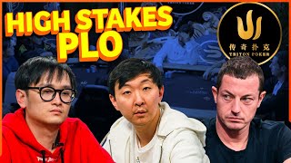 Triton High Stakes PLO Cash Games with Antes (Ep. 3)