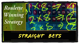 Straight bets : Sure profit Roulette winning trick : online casino games