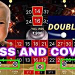 DOUBLE BALL CASINO ROULETTE ||LOSS AND COVER GAME || CASINO STRATEGY || INDIAN CASINO ||