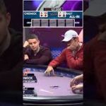 Painful Coin Flip at $50,000 Poker Tournament Final Table! #shorts