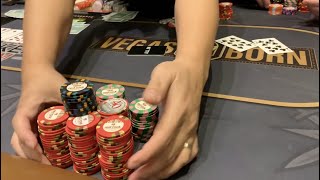 I Have Pocket Queens Against CRAZIEST Opponent Ever w/$40,000 Stack!!
