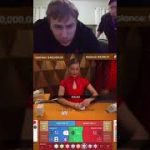 Baccarat bet $40000 on Player
