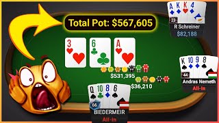 $4 Million Dollars on the table!!! – Nosebleed PLO Cash Game Action