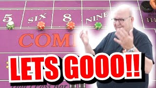 🔥BIG BETS🔥 30 Roll Craps Challenge – WIN BIG or BUST #204