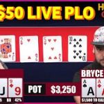 Live PLO Hand Breakdowns (Ep. 1) @Hustler Casino Live