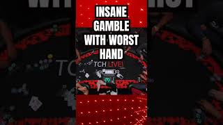 WORST Hand Gambles ALL IN for $35,000 #poker #pokerpro #pokerstars #pokeronline