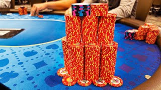 MASSIVE 6 BET ALL IN POT w/ KINGS + LIVE READS! Poker Vlog | C2B Ep 135