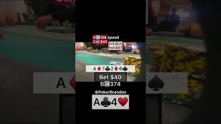 A4 o – micro value – #pokerbrandon #poker #pokerstrategy  #pokerreels #pokertips #AA  #pokerHands