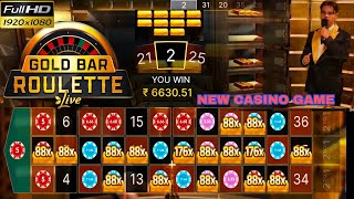 Gold Bar Roulette | Gold Bar casino lighting roulette game | Casino tips Today | casino New game