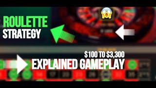 How to Win at Roulette with my Strategy, explained gameplay!