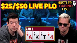$5000 Live PLO Hand Breakdown from Hustler Casino Live