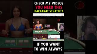 CASINO ONLINE baccarat tips and tricks #shorts