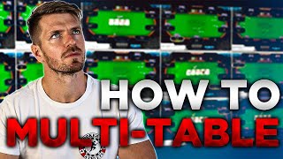 How To Multi-Table Online Poker