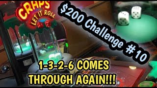 Live Casino Bubble Craps #10 – TESTING OUT THE 1-3-2-6 STRATEGY & IT COMES THROUGH AGAIN!!!