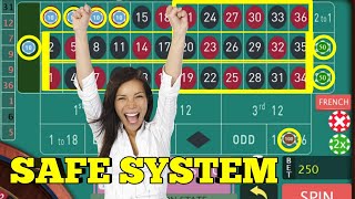 ❤❤ SAFE SYSTEM || Roulette Strategy To Win