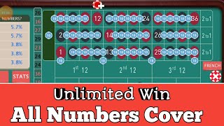 All Numbers Cover Roulette || Roulette Strategy To Win