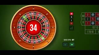 ROULETTE STRATEGY – 100 % PROFIT IN ONLY 5 SPINS  ( CRAZY 😜 ) 💲💲