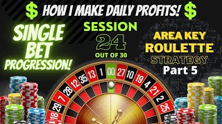 How to make money online: Roulette Strategies Session 24 (Progressive betting strategy)