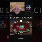 $500 Day 2 Action | PokerStaples Shorts