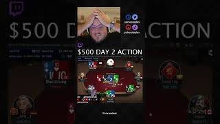 $500 Day 2 Action | PokerStaples Shorts