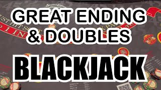 Blackjack in Las Vegas! Lots of winning going on! #blackjack #birthday