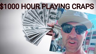 Learn How To Make $1000 A Hour Playing Craps (LIVE PLAY)!