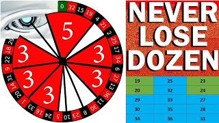 🤔  How To Play One Dozens Strategy 🤔 || Roulette Strategy To Win