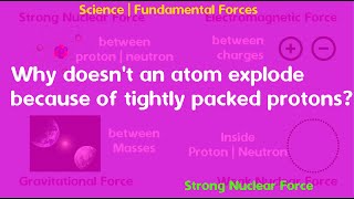 Roulette of Learning- Why doesn’t an atom explode because of tightly packed protons?
