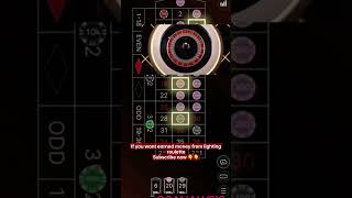 #roulette #casino #casinogames #casinoonline  33000 in one bet profit from ROULETTE winning strategy