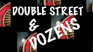 ROULETTE STRATEGY – DOUBLE STREETS & DOZENS SAME TIME – 🍀🍀