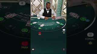 I left the table immediately after that, why did I leave ? #blackjack #casino #onlinecasino