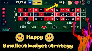 50 to 70 smallest budget strategy! Never miss this tactic 🥀😀🥀 Roulette Strategy to Win…