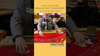 How to Play Baccarat | Mini Tournament in October 2022 at Century Casino and Hotel Edmonton