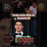 Drake Goes Wild On Roulette! #drake #bigwin #shorts #slots #roulette #fyp