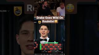 Drake Goes Wild On Roulette! #drake #bigwin #shorts #slots #roulette #fyp