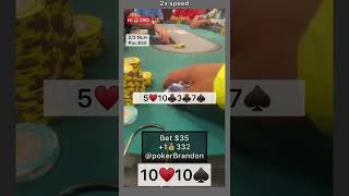 1010 o – mis click – #pokerbrandon #poker #pokerstrategy  #pokerreels #pokertips #AA  #pokerHands