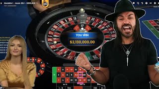 THIS GUY GETS SOOO LUCKY !!! | Roshtein Roulette | Highstakes