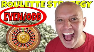 Roulette Strategy (Even/Odd)- Christopher Mitchell Plays Roulette LIVE.