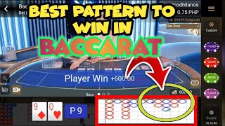 BEST BACCARAT PATTERN | BACCARAT SESSION: 12321 PATTERN