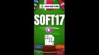 Soft17 vs 3: What would you do? [Blackjack Strategy Chart] Winning Odds & Propabilities