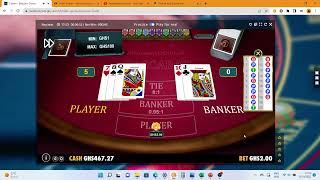 Baccarat winning strategy by Nokisweat. Game 55