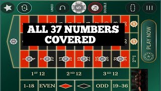 All Numbers Cover Roulette 💯💯 || LIVE ROULETTE || Roulette Strategy To Win