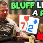 BLUFF Like A PROFESSIONAL [Poker STRATEGY]
