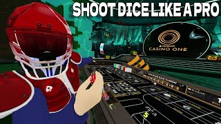 HOW TO PROPERLY SHOOT DICE in CRAPS on PokerStars VR