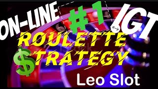 ROULETTE STRATEGY – GREAT ONLINE OR IGT – Make 💲💲 FAST